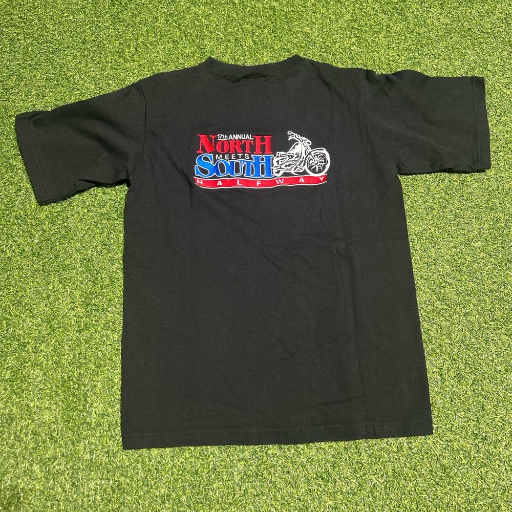 Vintage Chase Authentics Embroidered Biker Tee